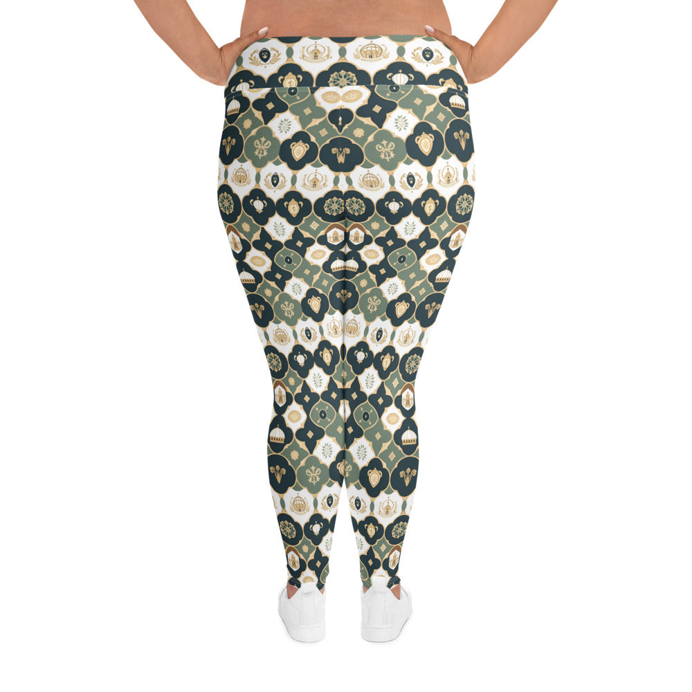 All-Over Print Plus Size Leggings