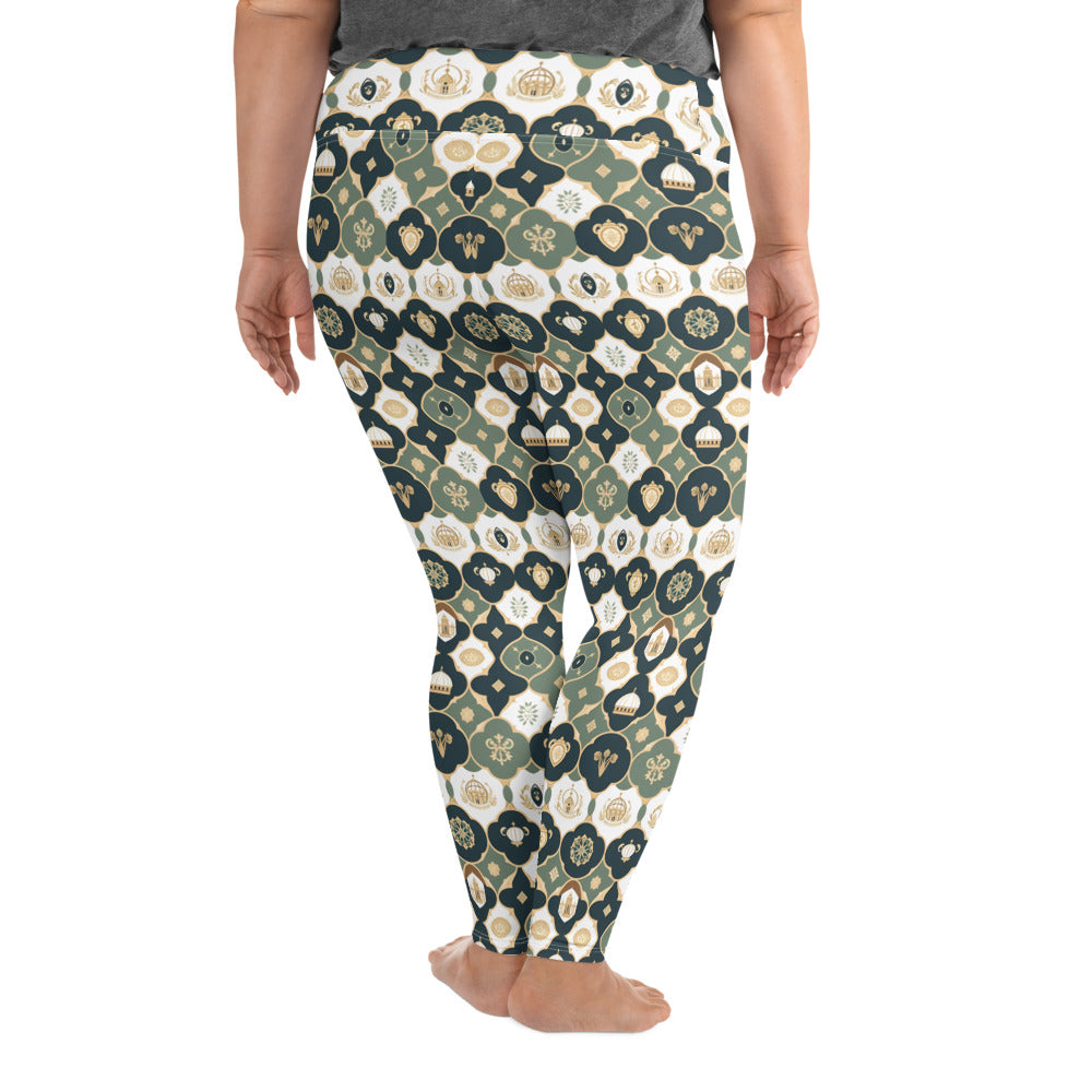 All-Over Print Plus Size Leggings