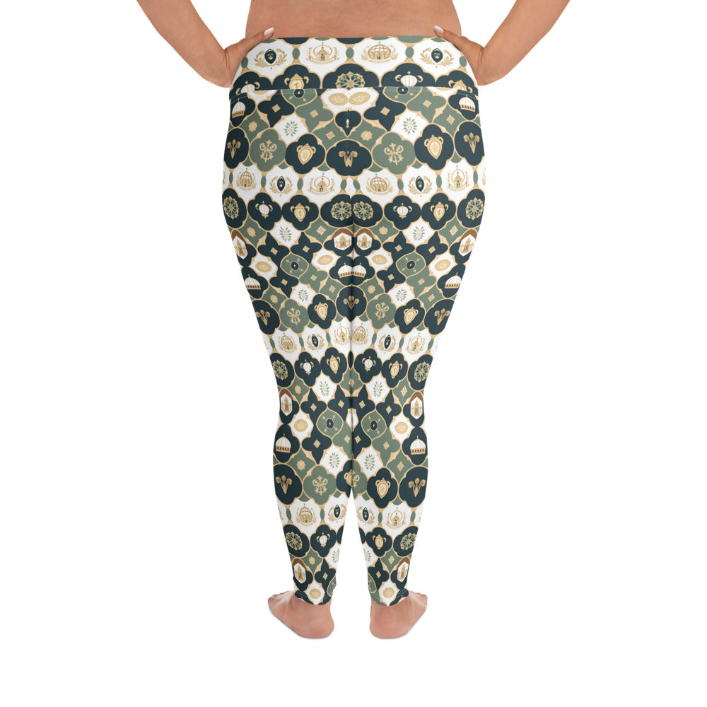 All-Over Print Plus Size Leggings