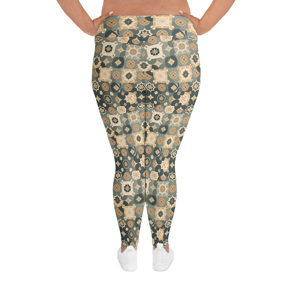 All-Over Print Plus Size Leggings