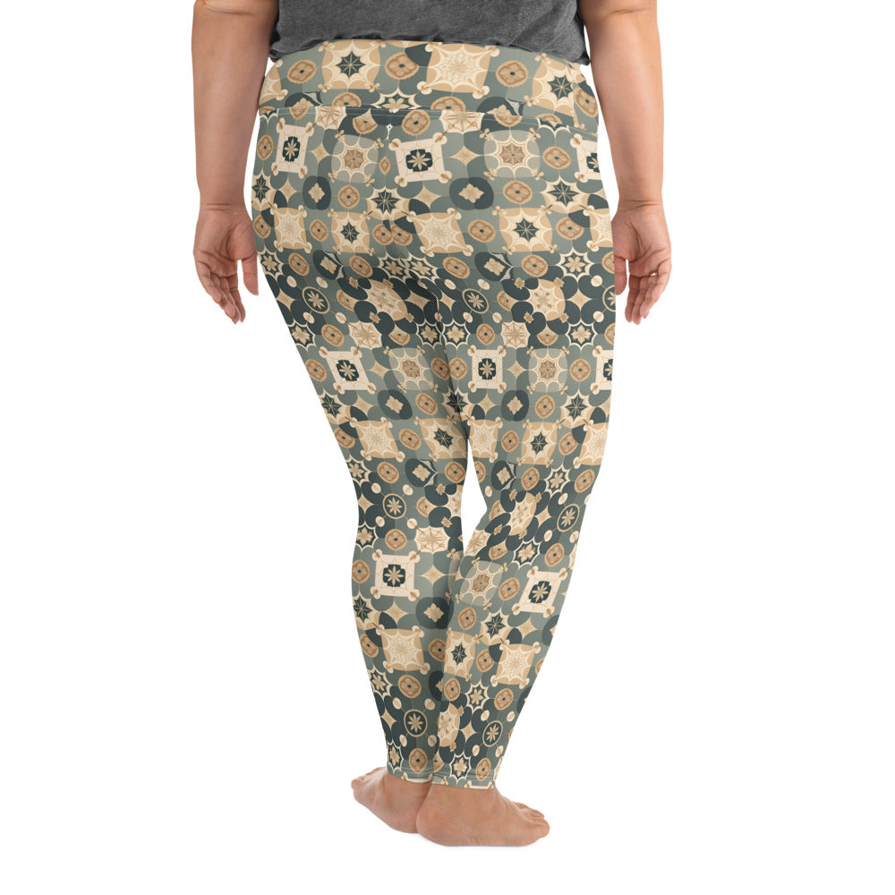 All-Over Print Plus Size Leggings