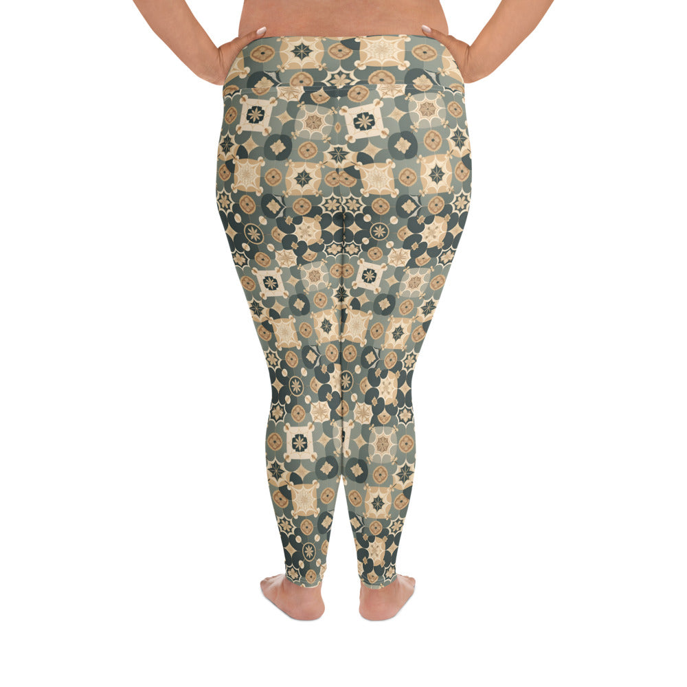 All-Over Print Plus Size Leggings