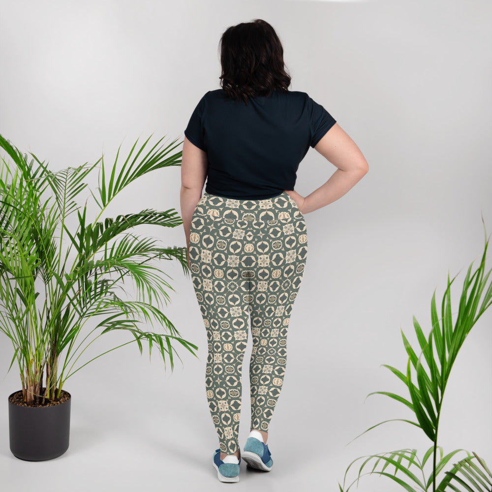 All-Over Print Plus Size Leggings