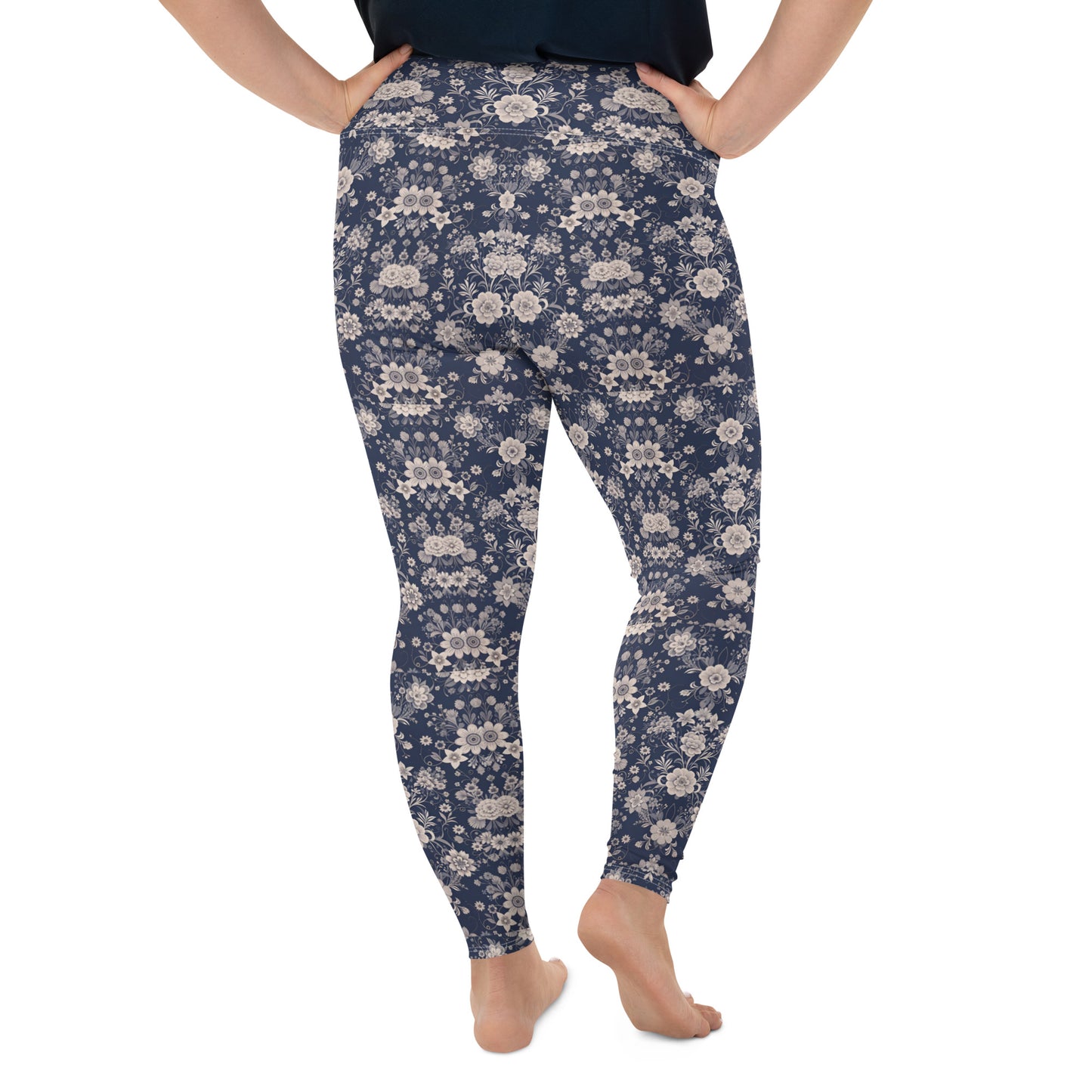 All-Over Print Plus Size Leggings