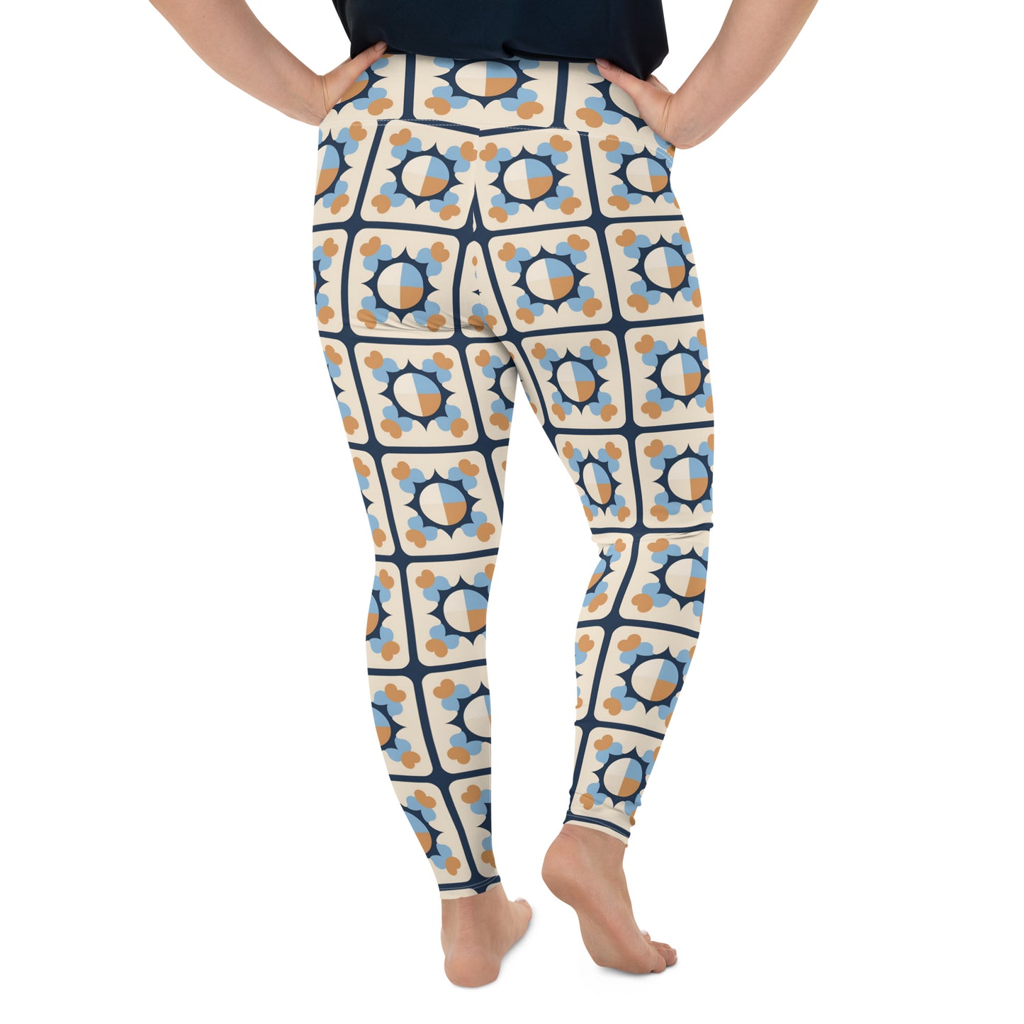 All-Over Print Plus Size Leggings