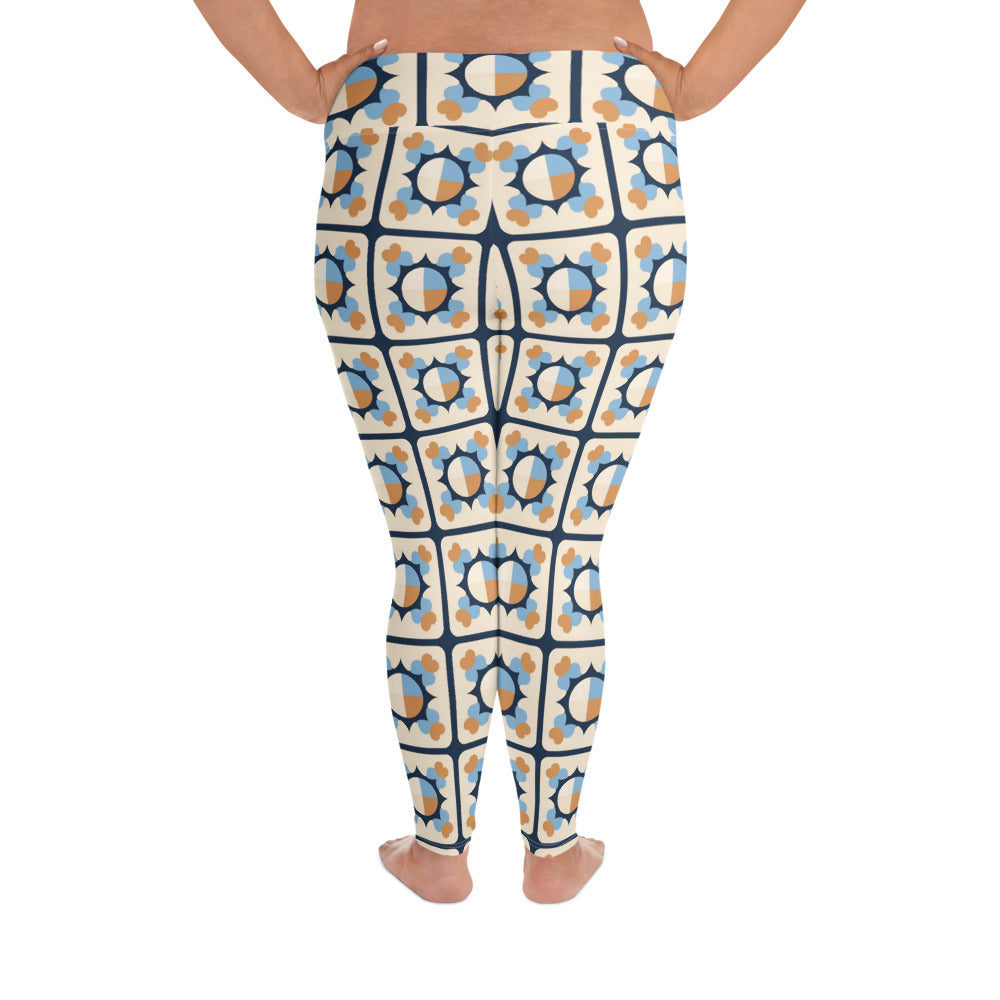 All-Over Print Plus Size Leggings