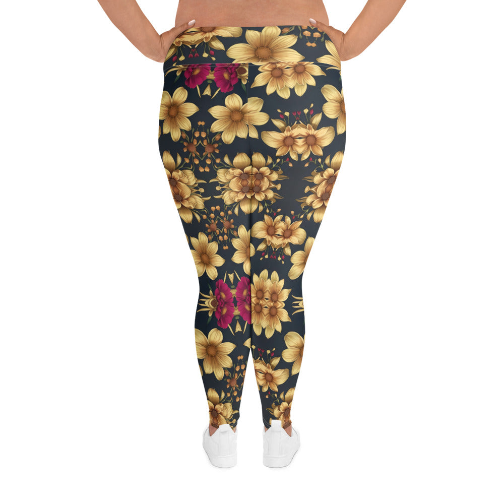 All-Over Print Plus Size Leggings