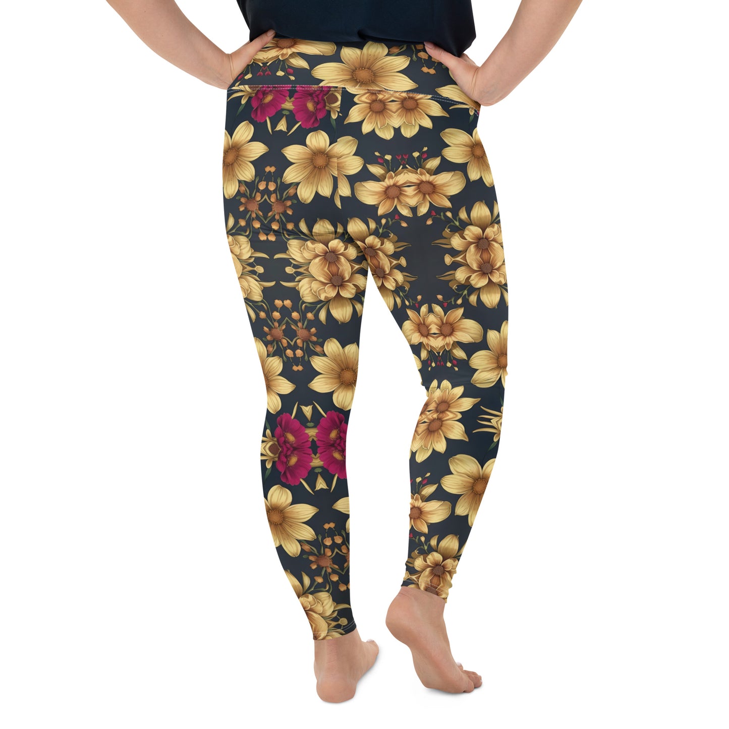 All-Over Print Plus Size Leggings