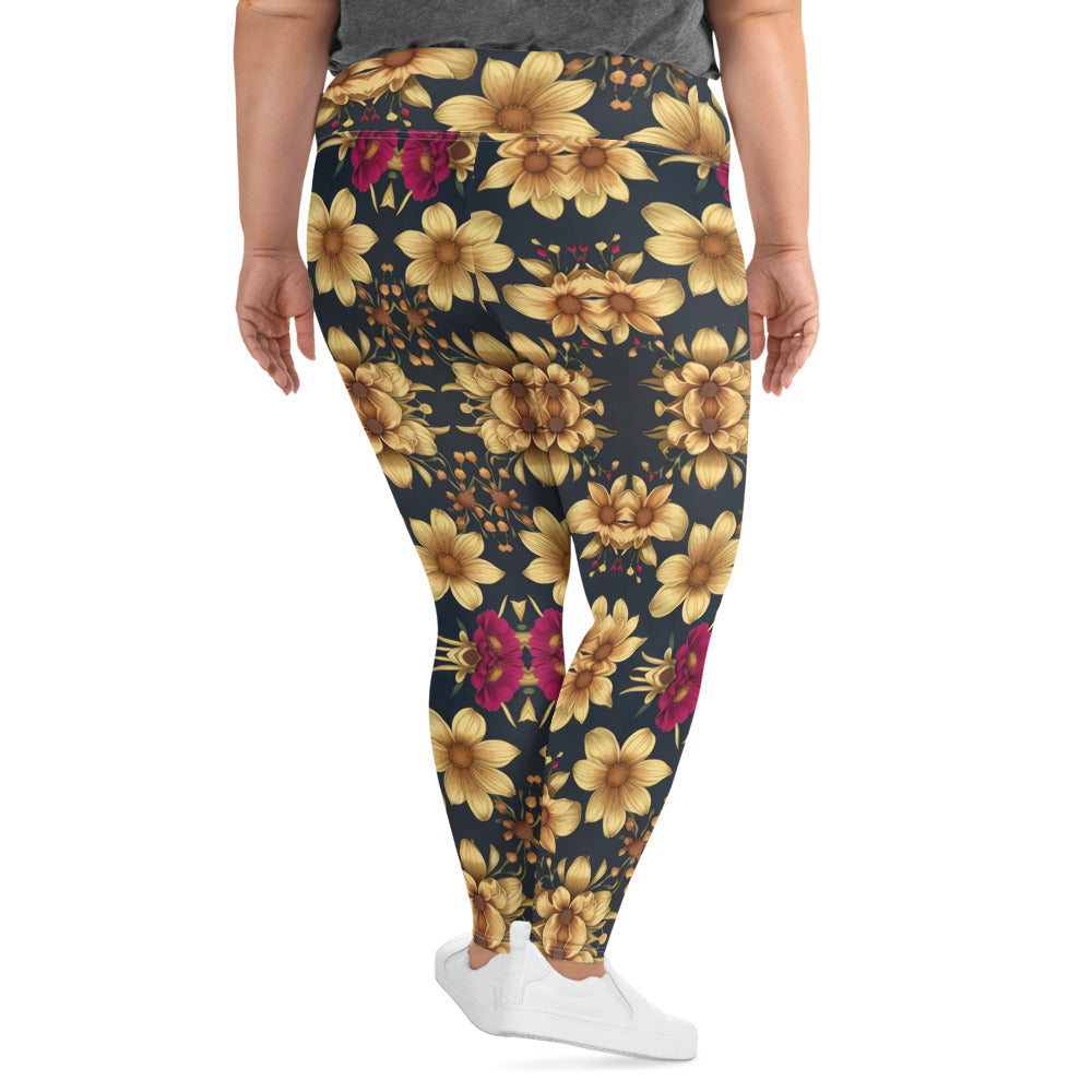 All-Over Print Plus Size Leggings