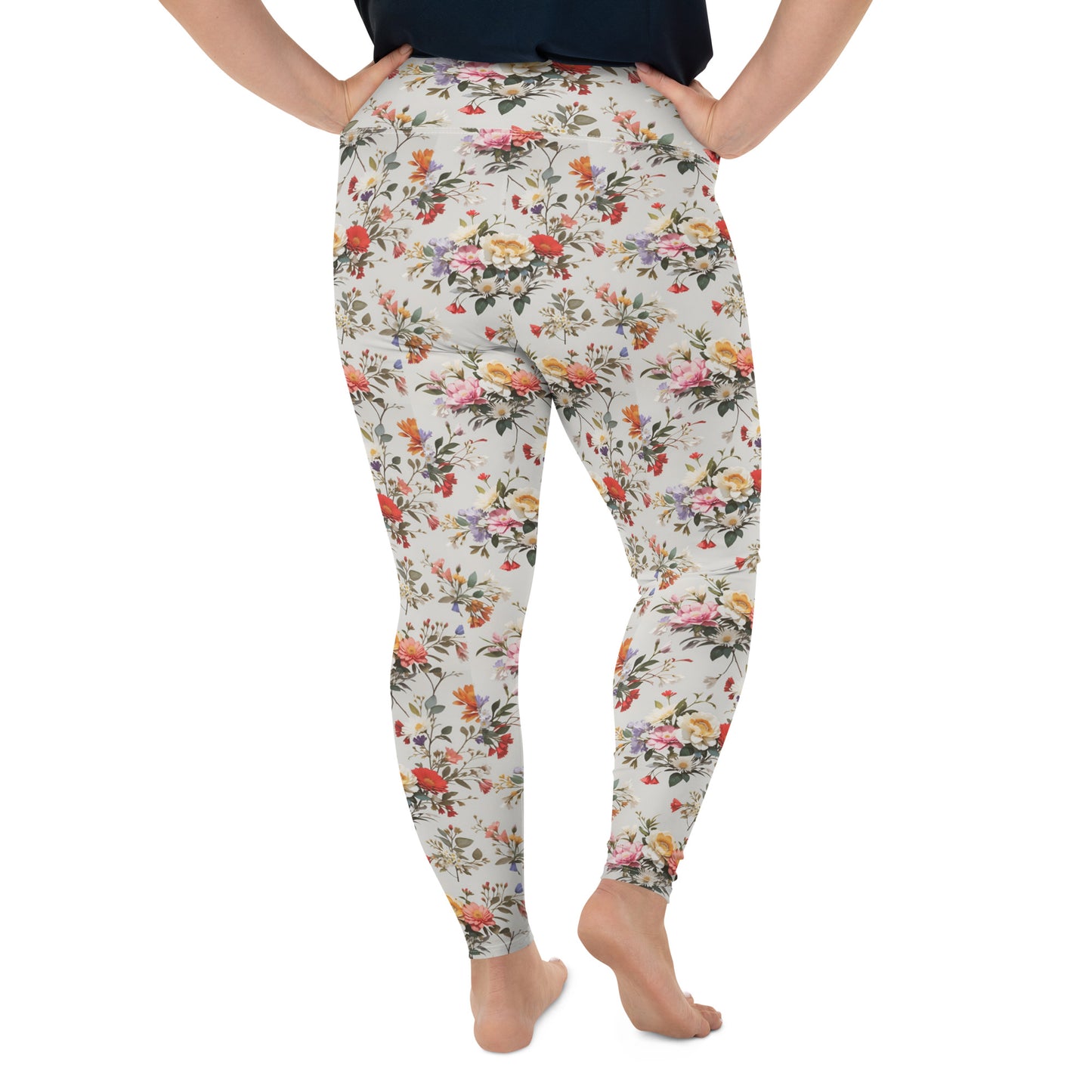 All-Over Print Plus Size Leggings