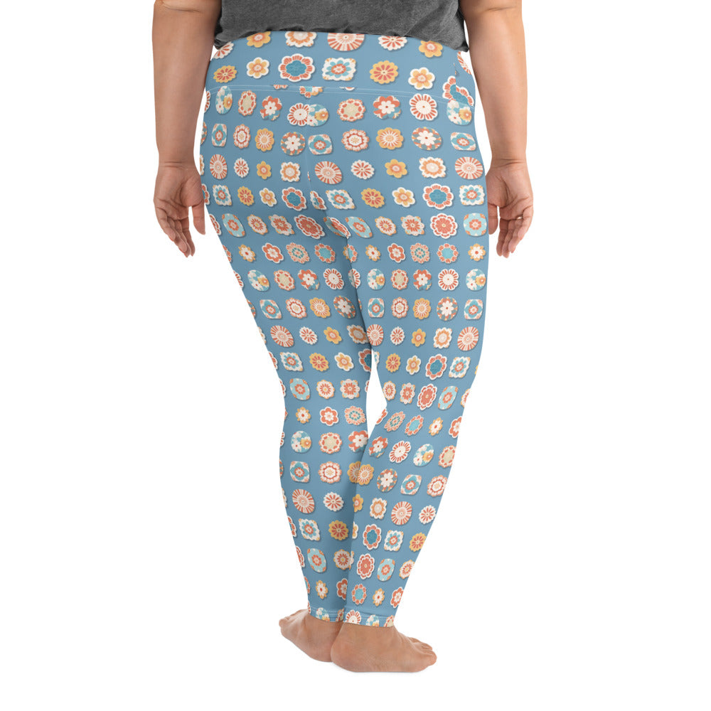 All-Over Print Plus Size Leggings