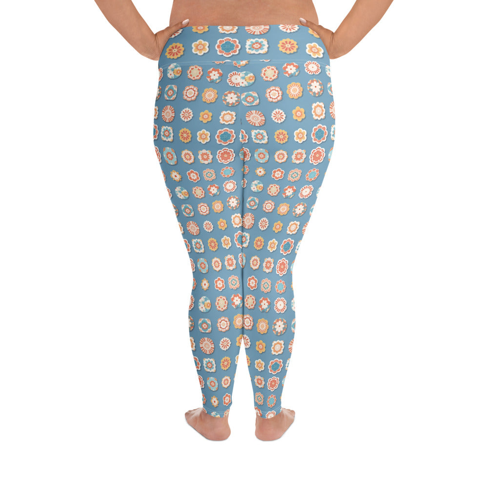 All-Over Print Plus Size Leggings