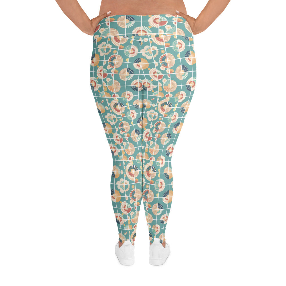 All-Over Print Plus Size Leggings