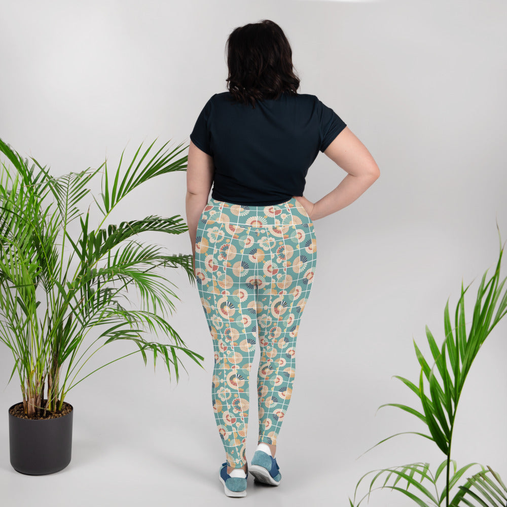 All-Over Print Plus Size Leggings