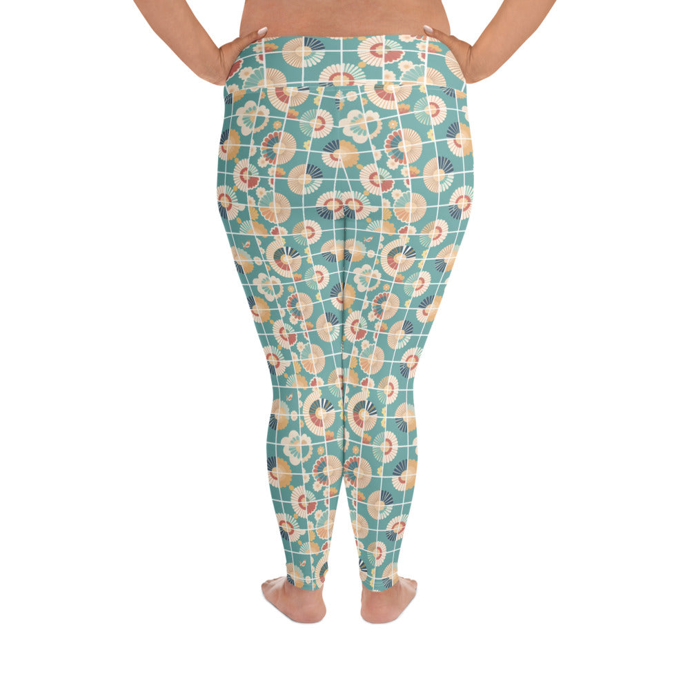 All-Over Print Plus Size Leggings