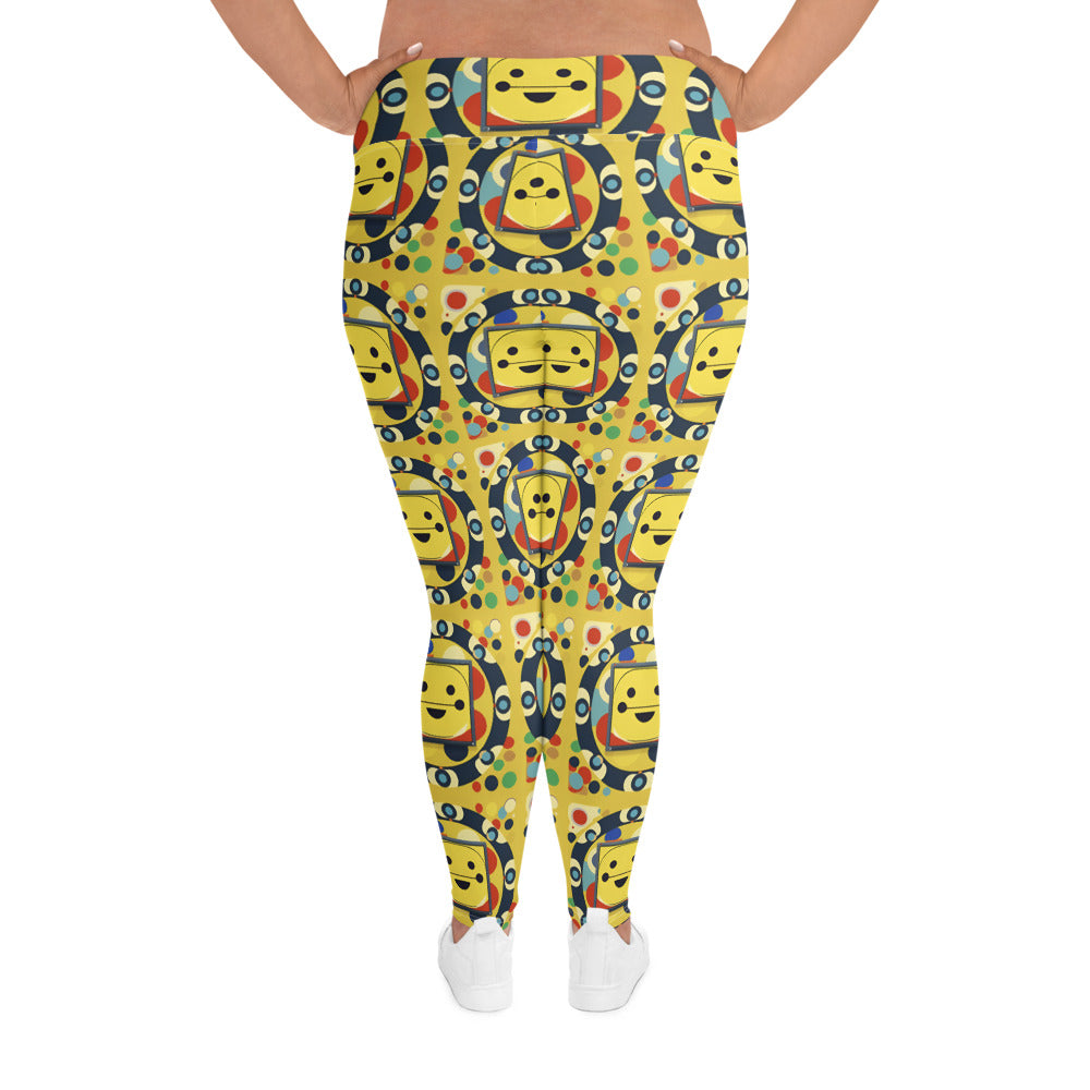 All-Over Print Plus Size Leggings