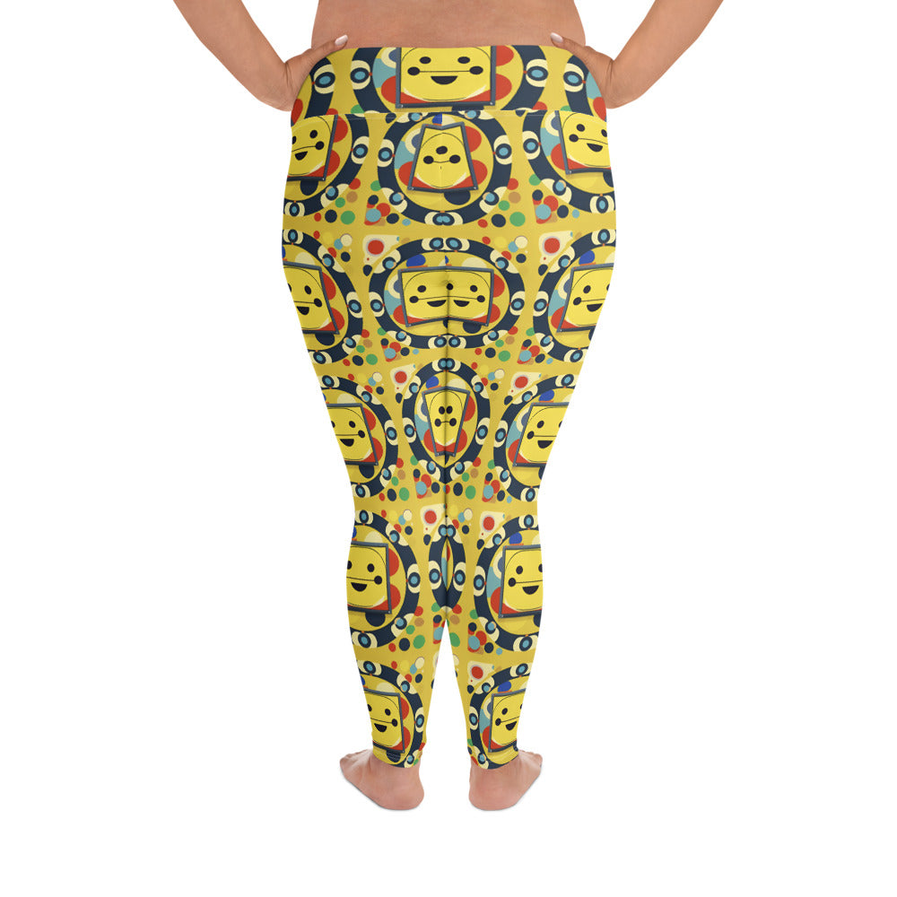 All-Over Print Plus Size Leggings