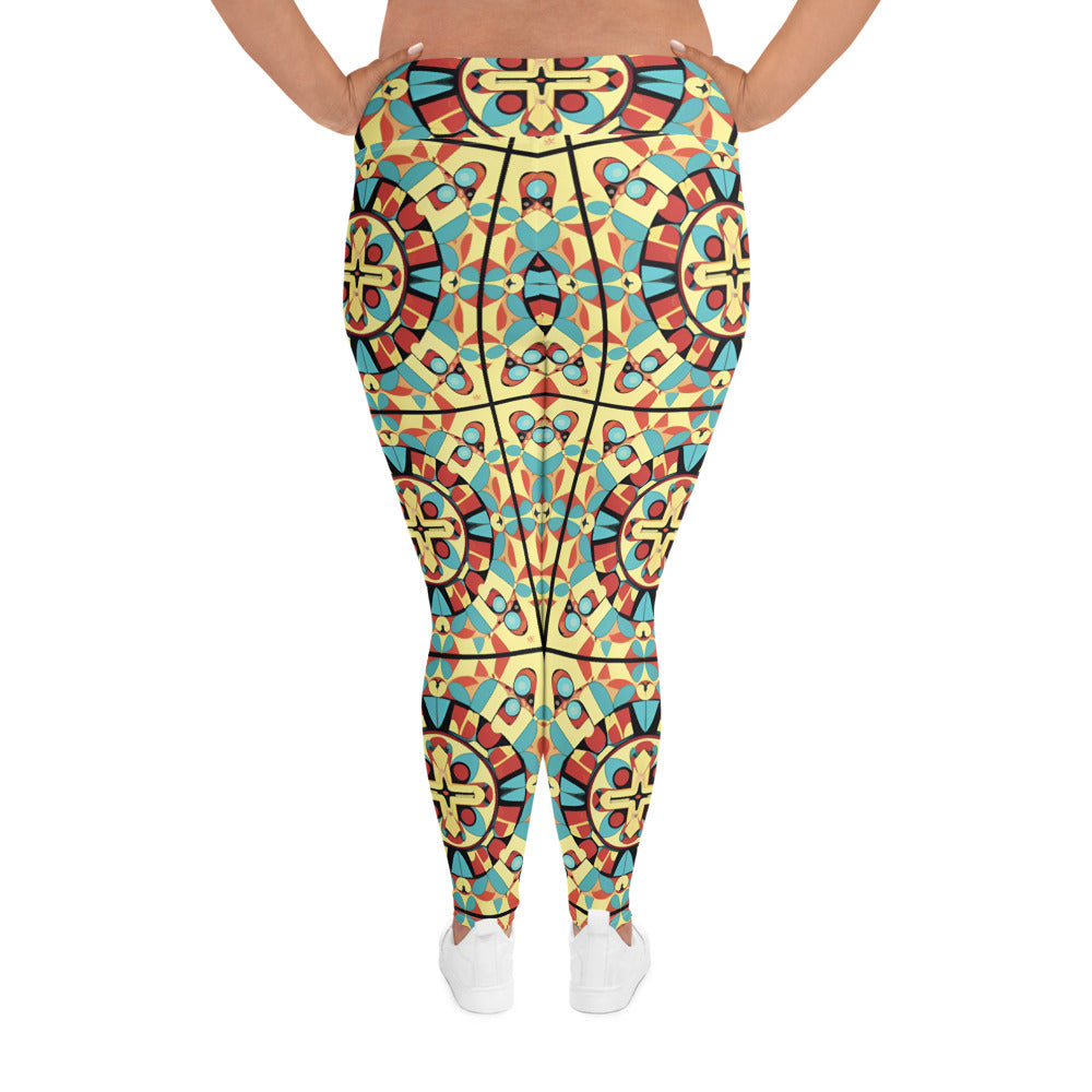 All-Over Print Plus Size Leggings