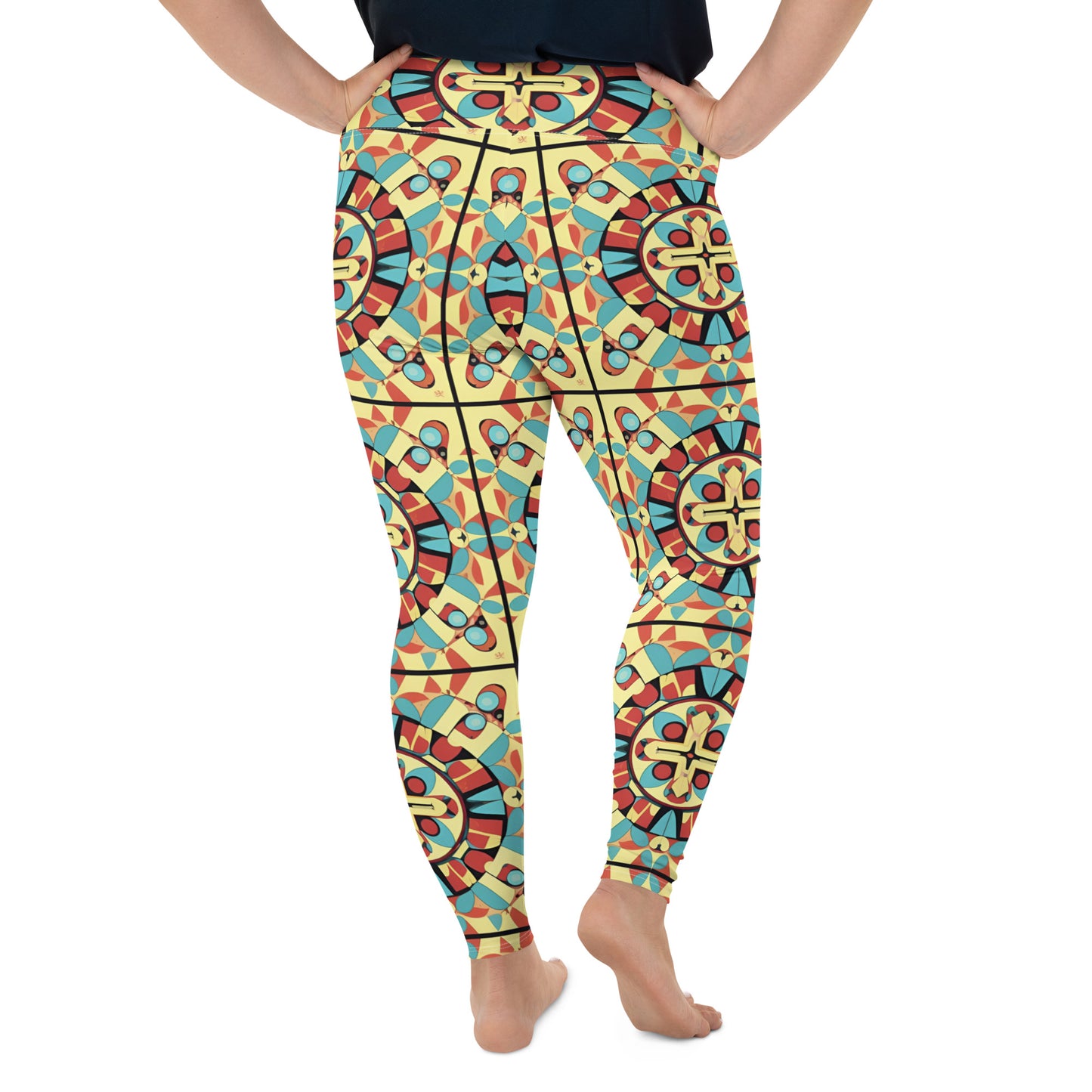 All-Over Print Plus Size Leggings