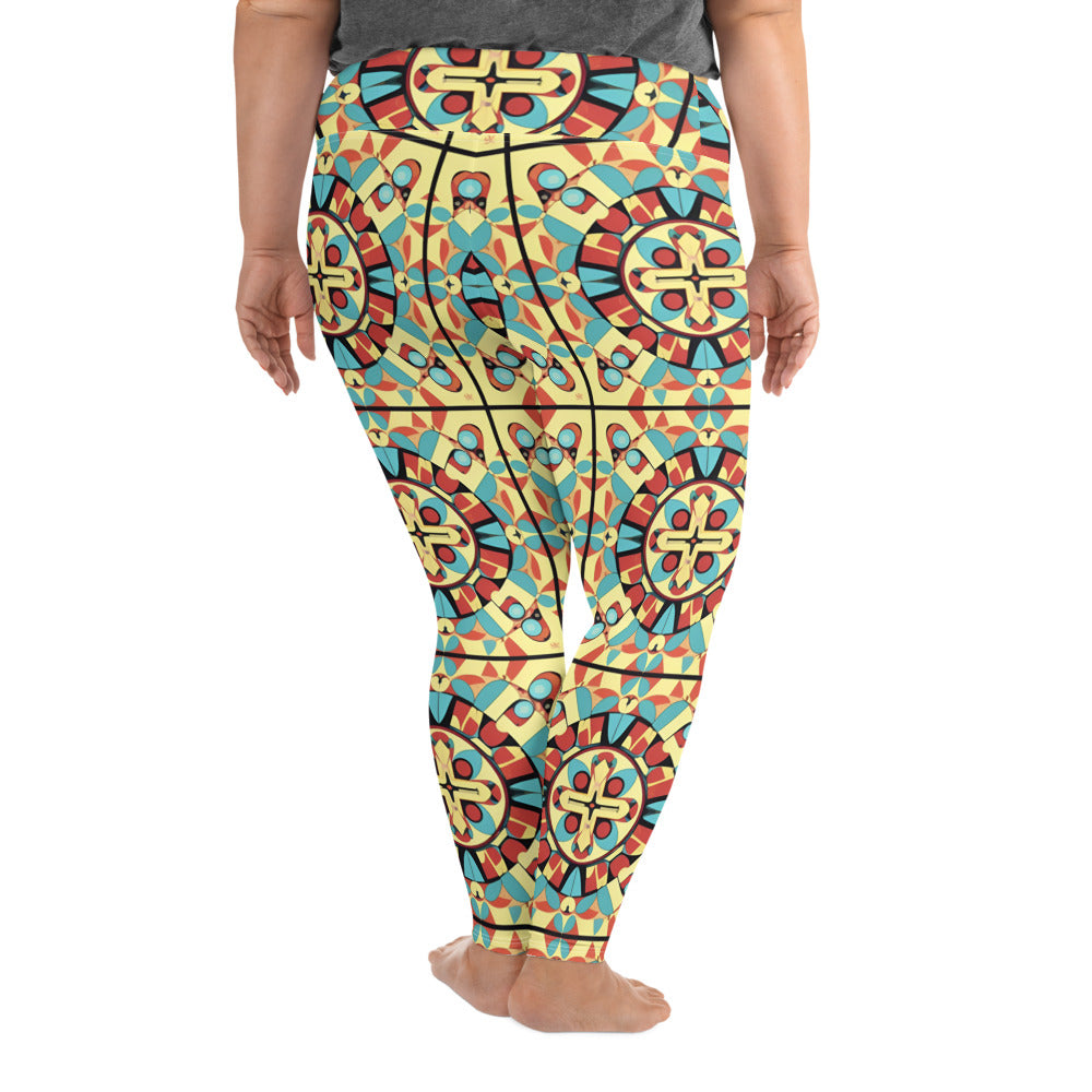 All-Over Print Plus Size Leggings