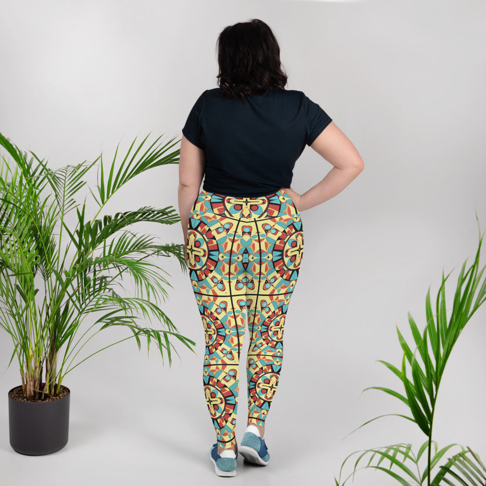 All-Over Print Plus Size Leggings