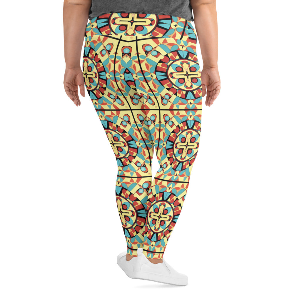 All-Over Print Plus Size Leggings