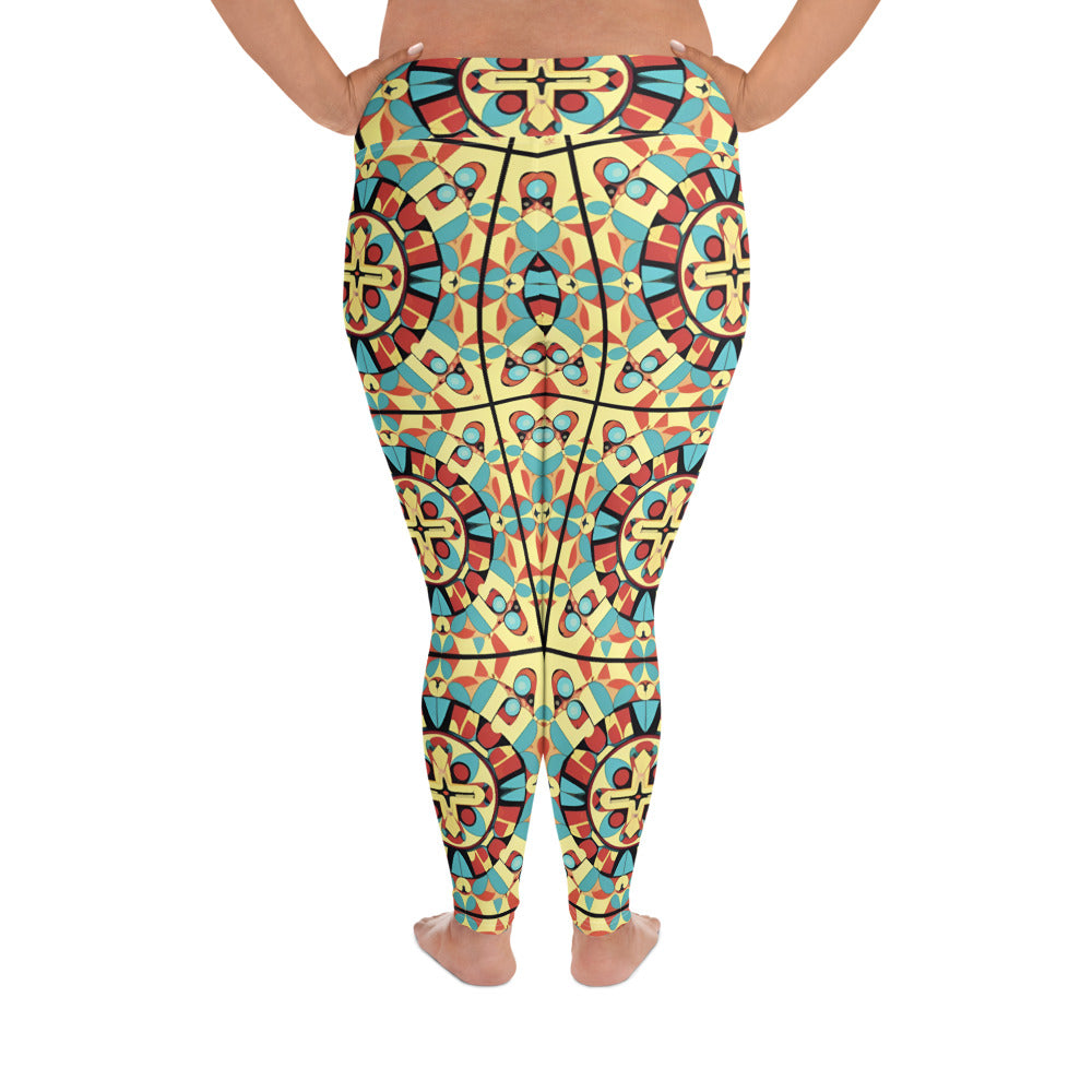 All-Over Print Plus Size Leggings