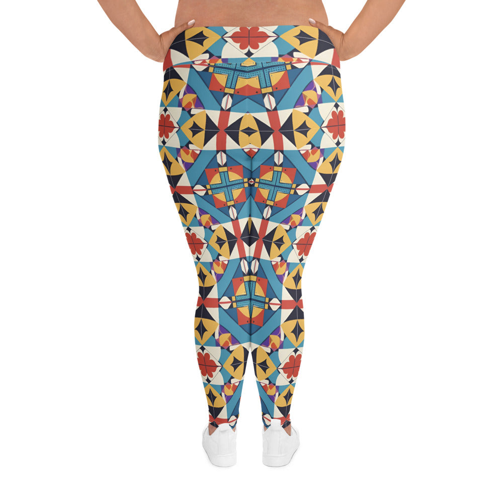 All-Over Print Plus Size Leggings