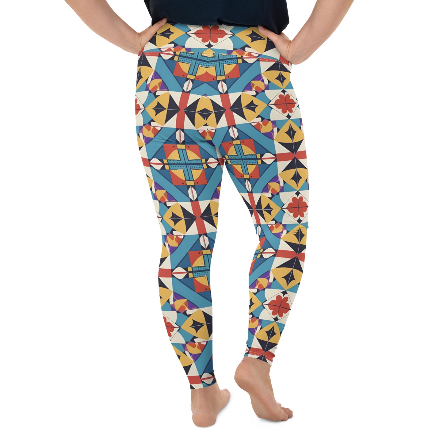 All-Over Print Plus Size Leggings