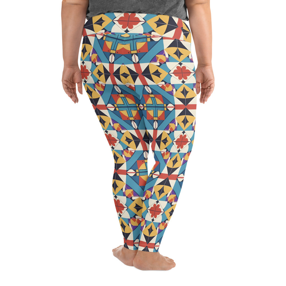 All-Over Print Plus Size Leggings