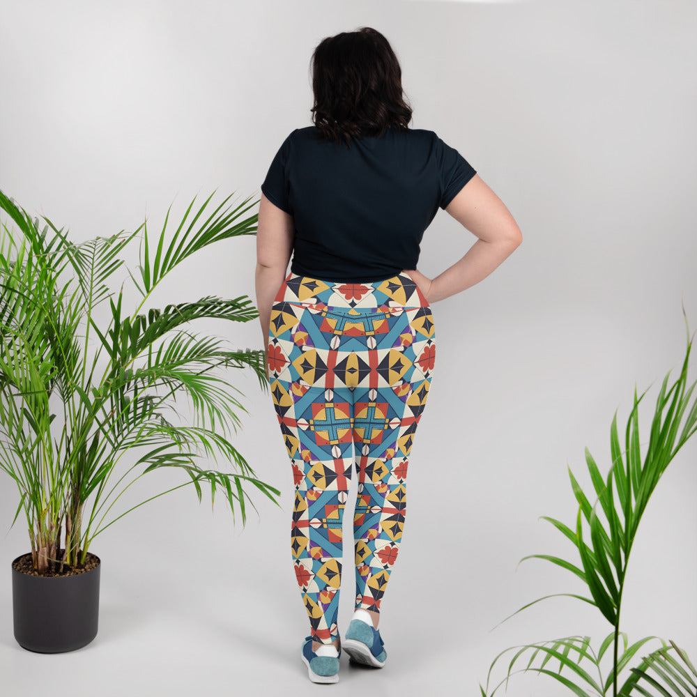 All-Over Print Plus Size Leggings