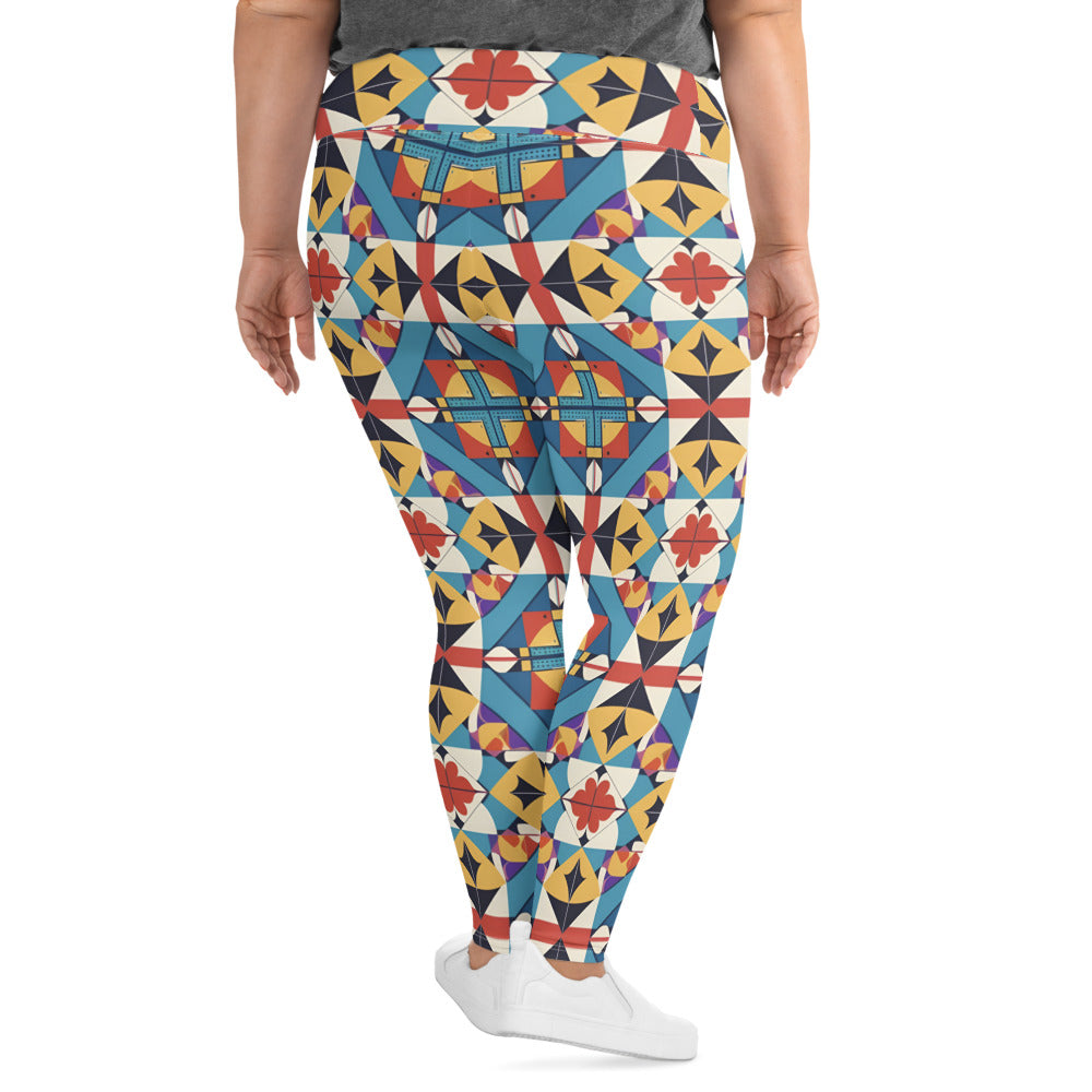 All-Over Print Plus Size Leggings