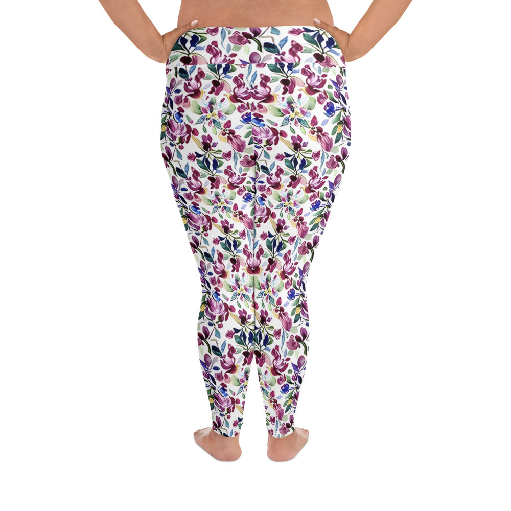 All-Over Print Plus Size Leggings