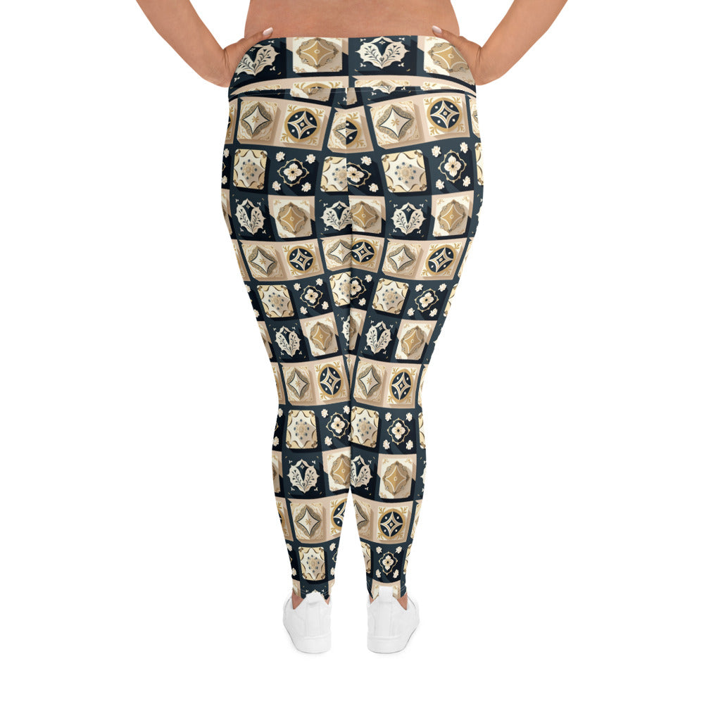 All-Over Print Plus Size Leggings