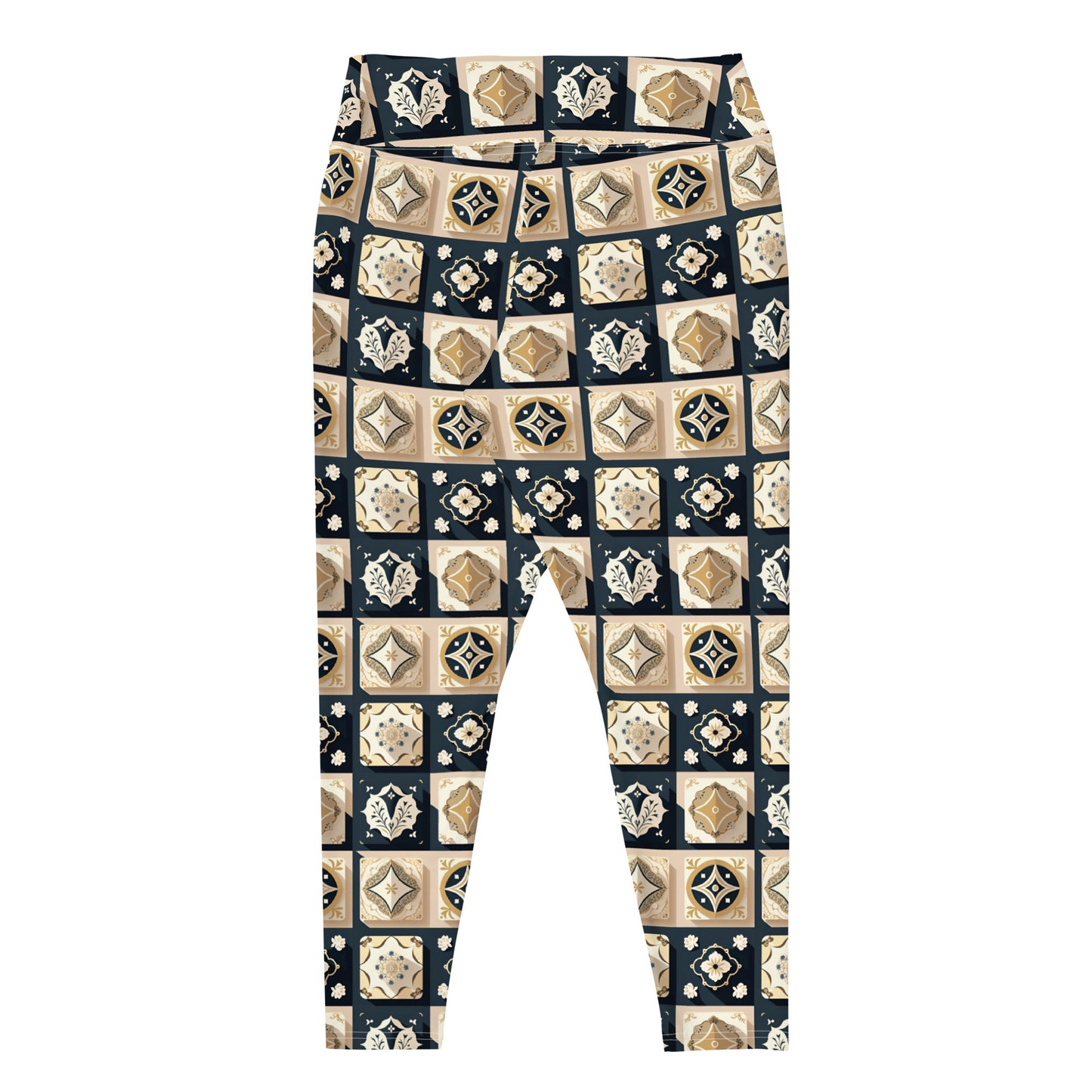 All-Over Print Plus Size Leggings