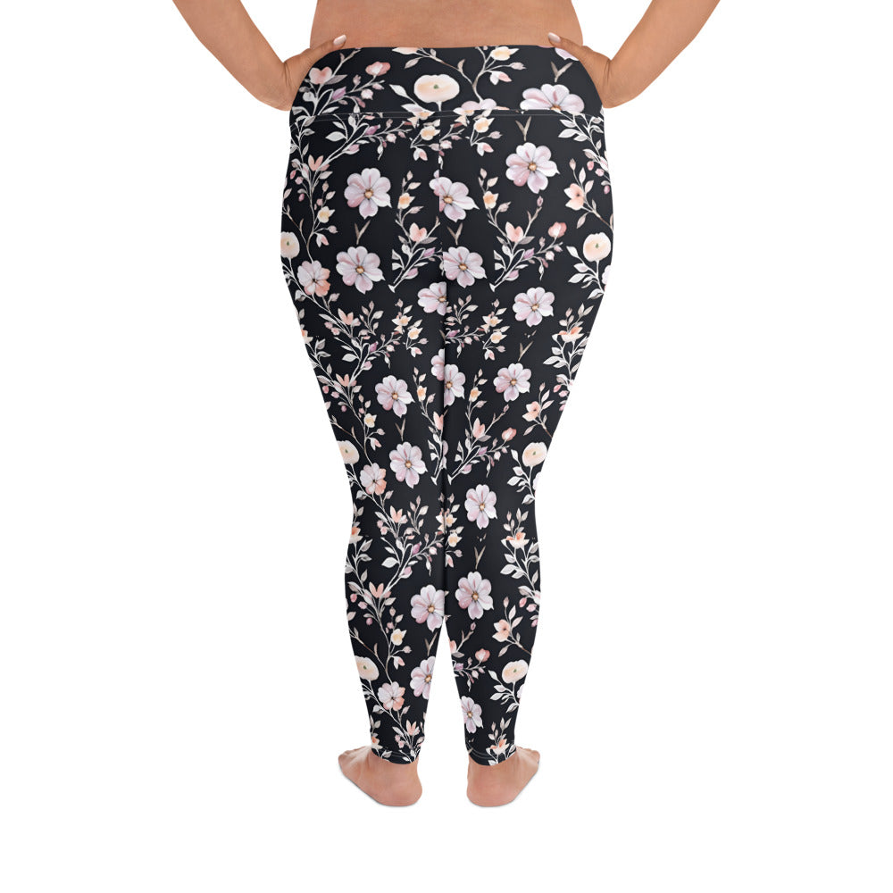 All-Over Print Plus Size Leggings