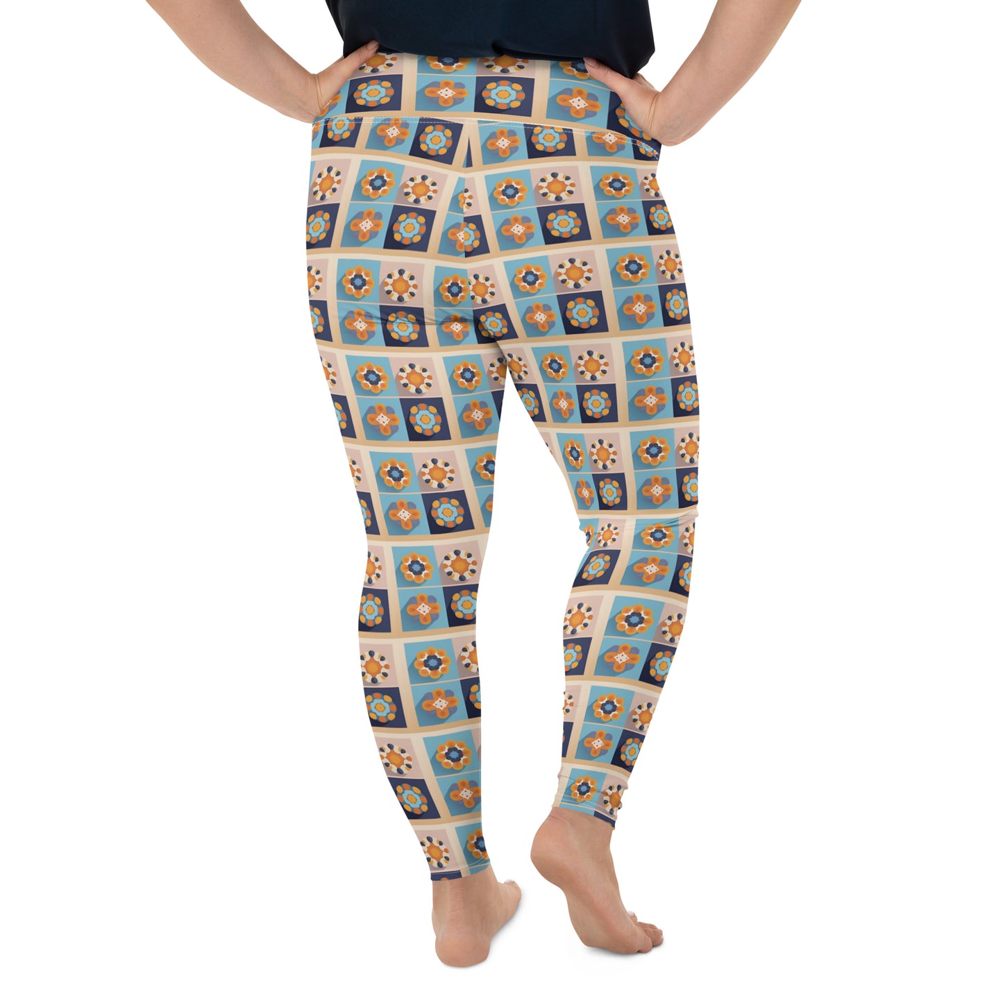 All-Over Print Plus Size Leggings