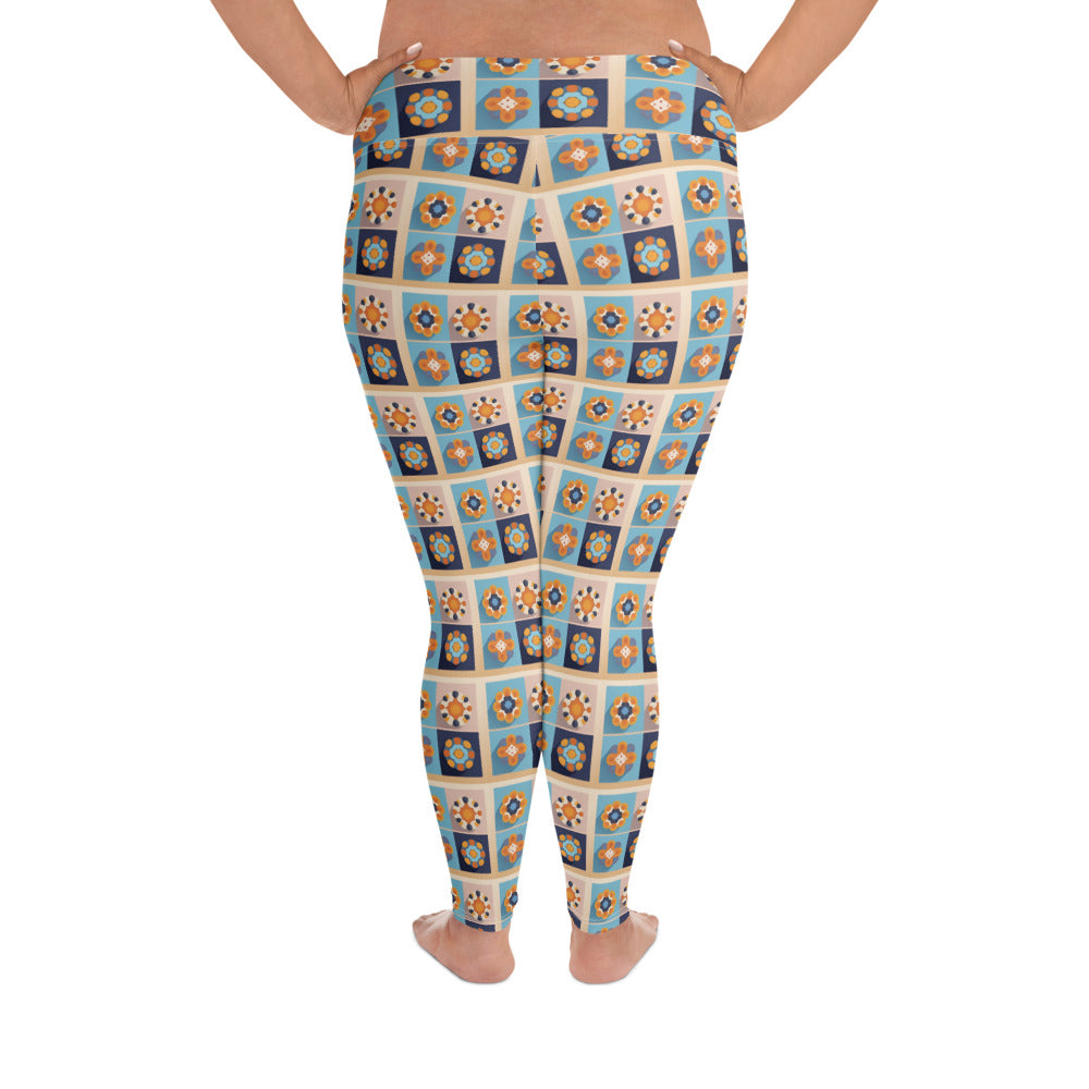 All-Over Print Plus Size Leggings