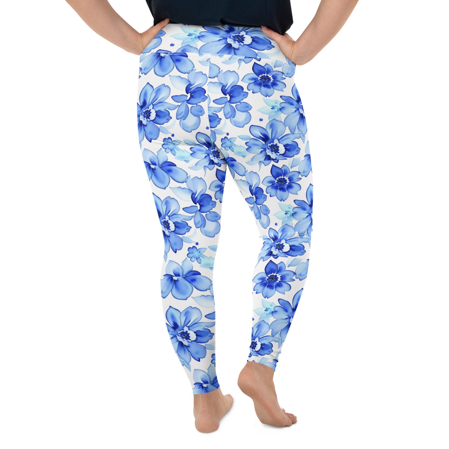 All-Over Print Plus Size Leggings