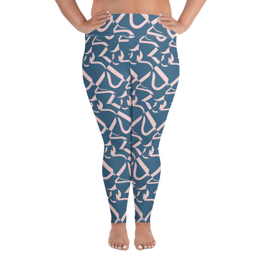 All-Over Print Plus Size Leggings