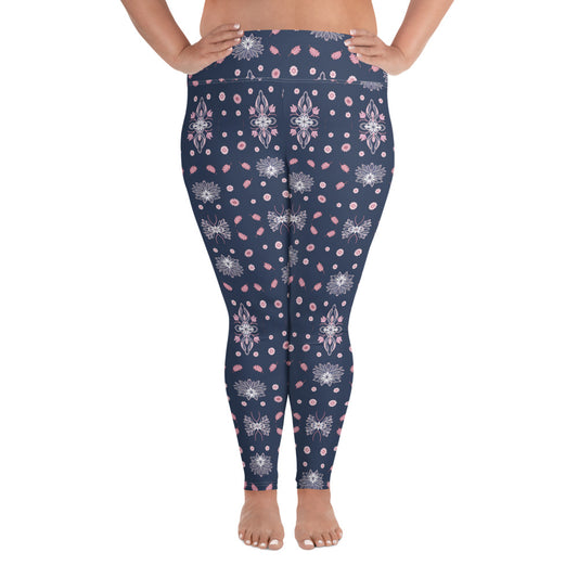 All-Over Print Plus Size Leggings