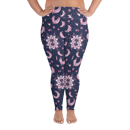 All-Over Print Plus Size Leggings