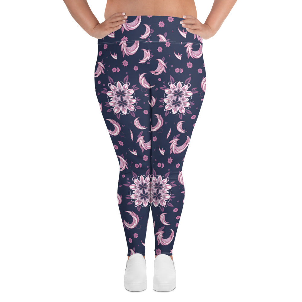 All-Over Print Plus Size Leggings