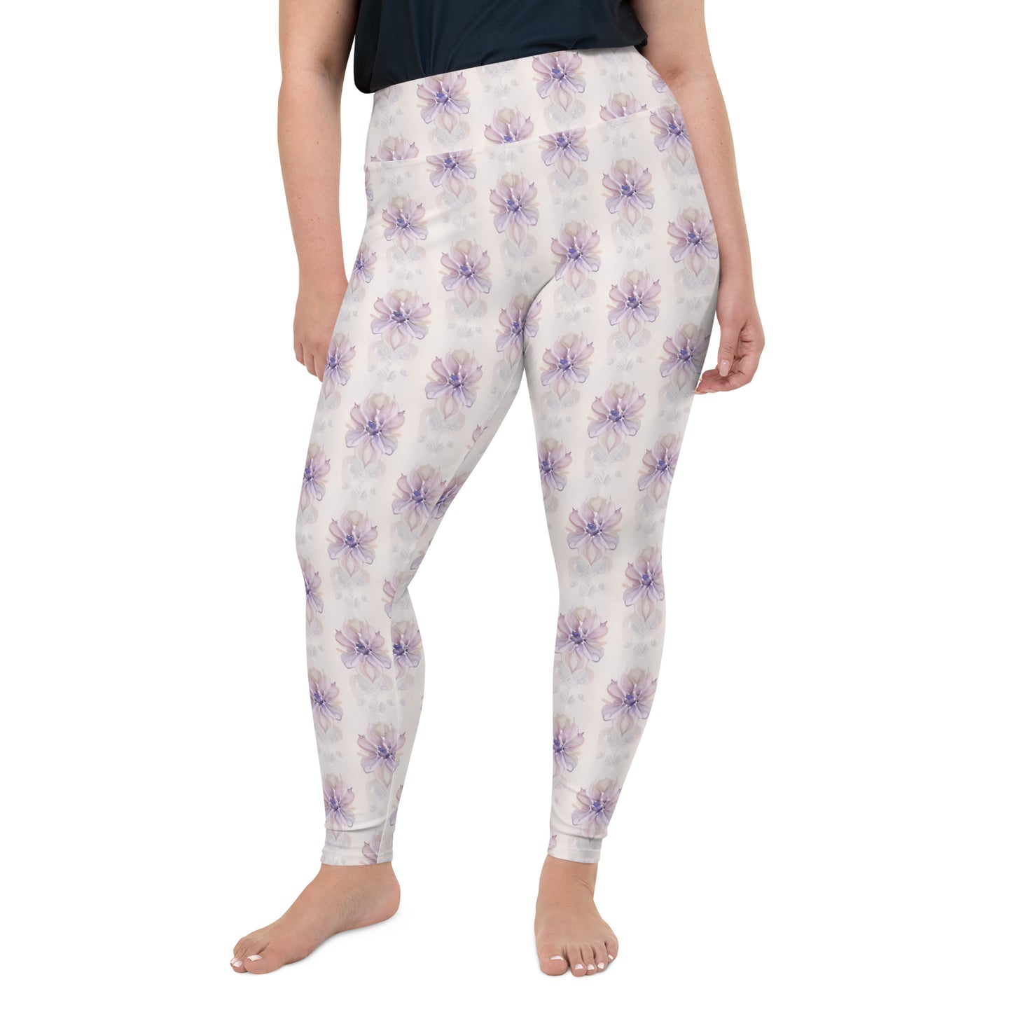 All-Over Print Plus Size Leggings