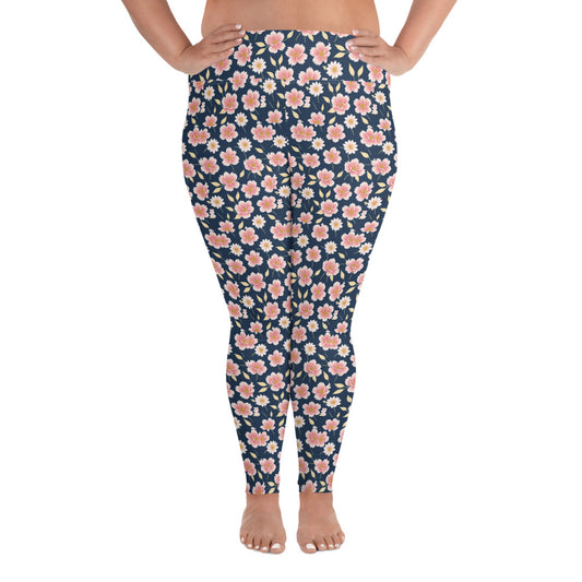 All-Over Print Plus Size Leggings