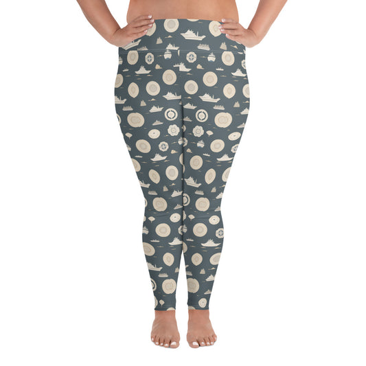 All-Over Print Plus Size Leggings