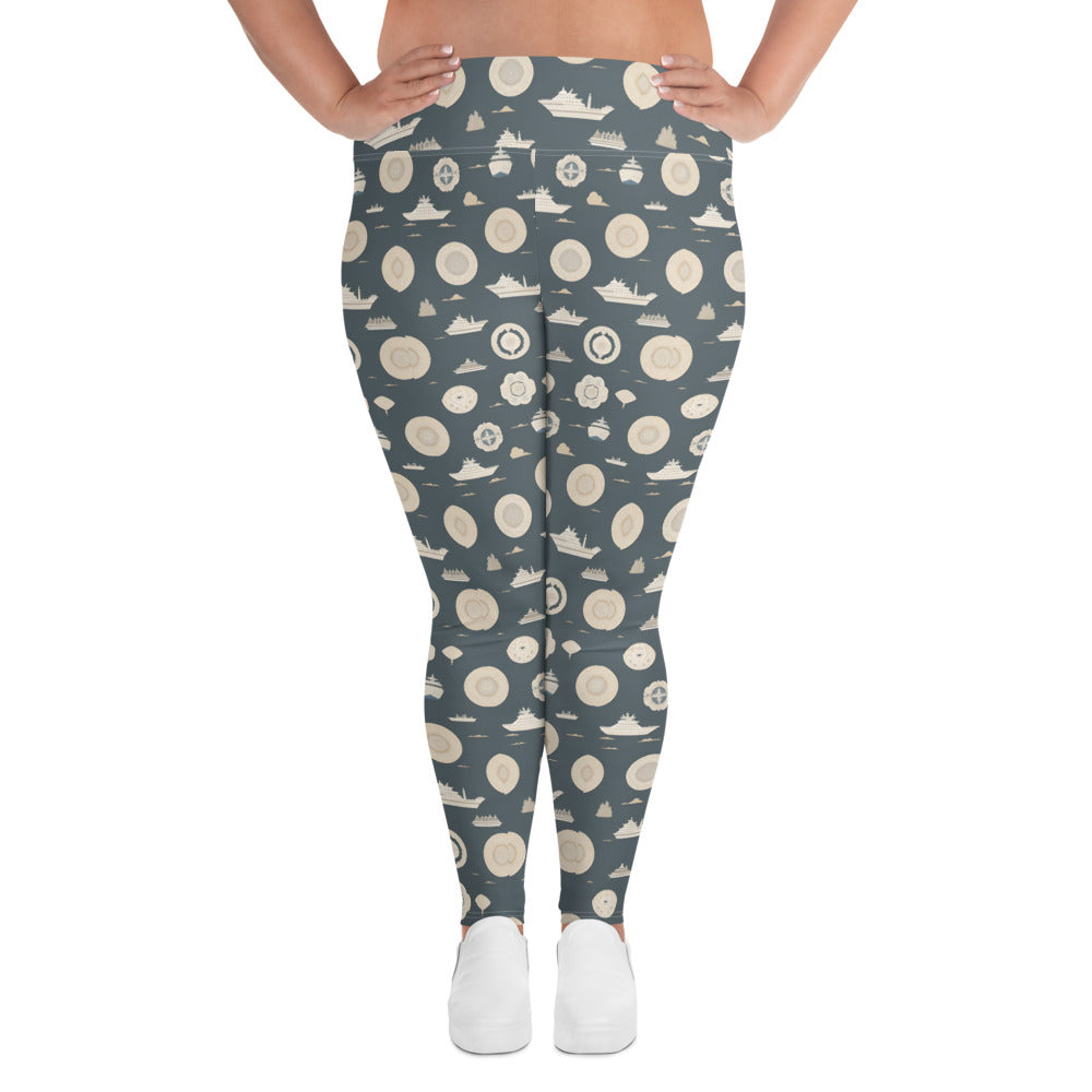 All-Over Print Plus Size Leggings