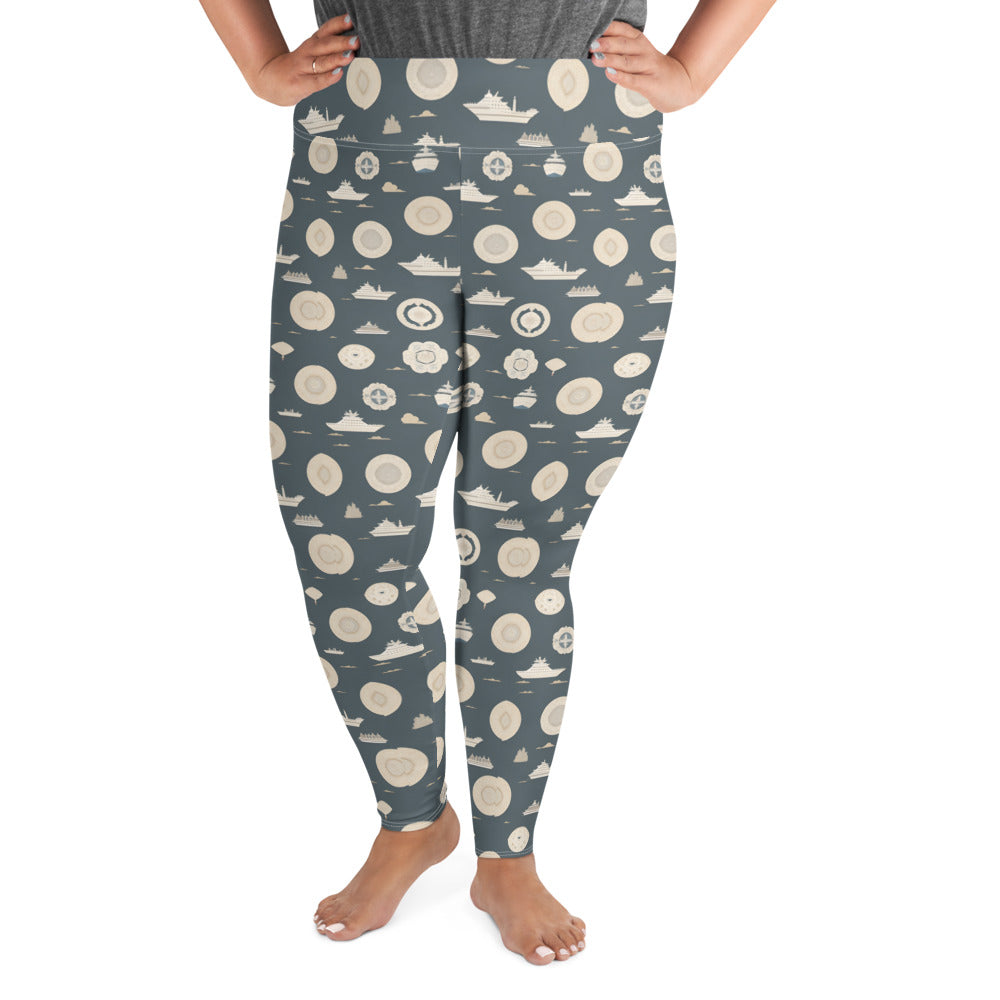 All-Over Print Plus Size Leggings