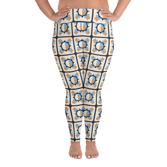 All-Over Print Plus Size Leggings