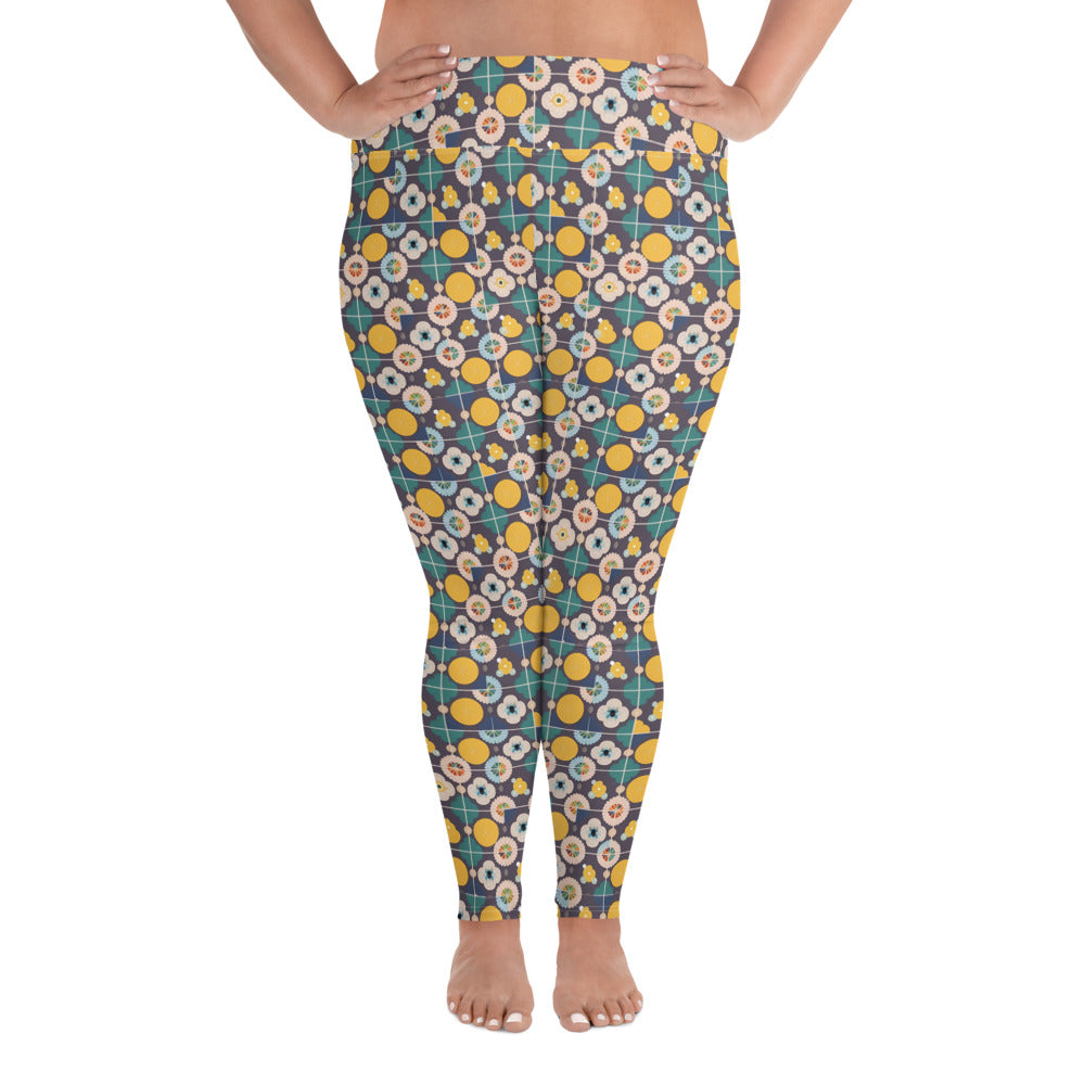 All-Over Print Plus Size Leggings